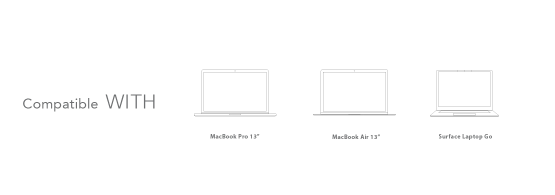 Compatible with: Macbook Pro 13", Macbook Air 13"